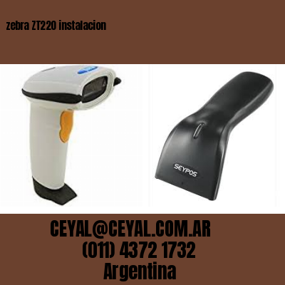 zebra ZT220 instalacion