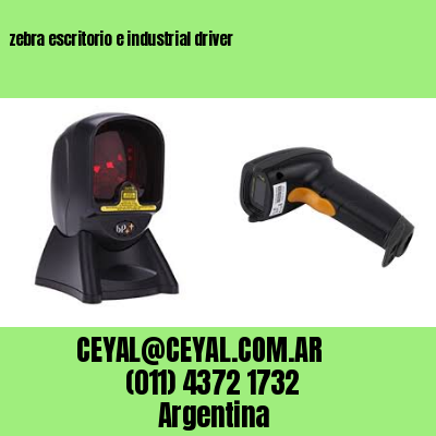 zebra escritorio e industrial driver
