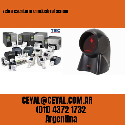 zebra escritorio e industrial sensor