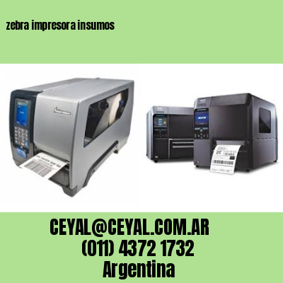 zebra impresora insumos