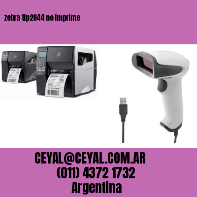 zebra tlp2844 no imprime