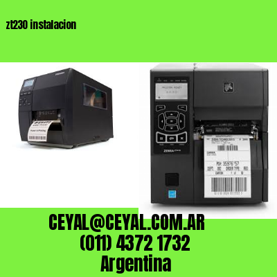 zt230 instalacion