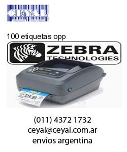 100 etiquetas opp