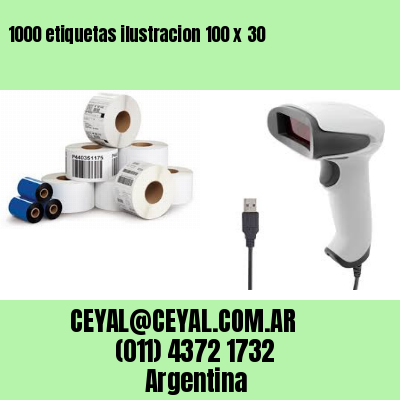 1000 etiquetas ilustracion 100 x 30