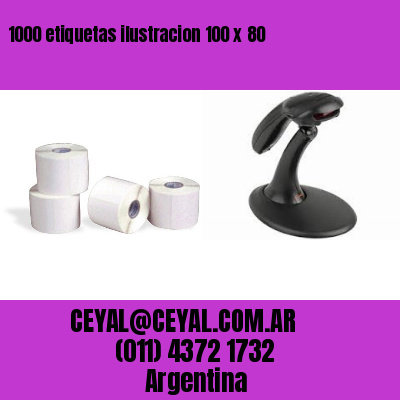 1000 etiquetas ilustracion 100 x 80