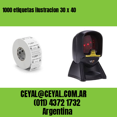 1000 etiquetas ilustracion 30 x 40