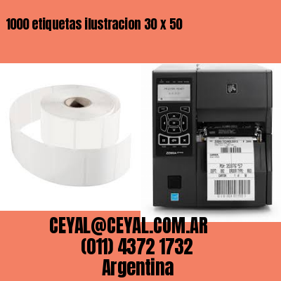 1000 etiquetas ilustracion 30 x 50
