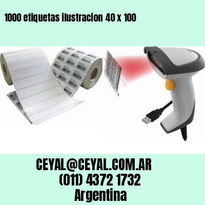 1000 etiquetas ilustracion 40 x 100