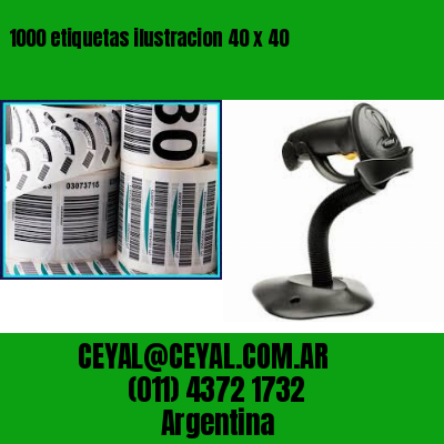 1000 etiquetas ilustracion 40 x 40