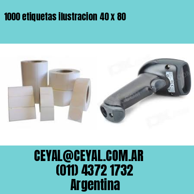 1000 etiquetas ilustracion 40 x 80