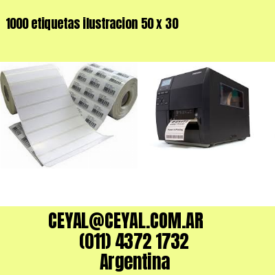1000 etiquetas ilustracion 50 x 30