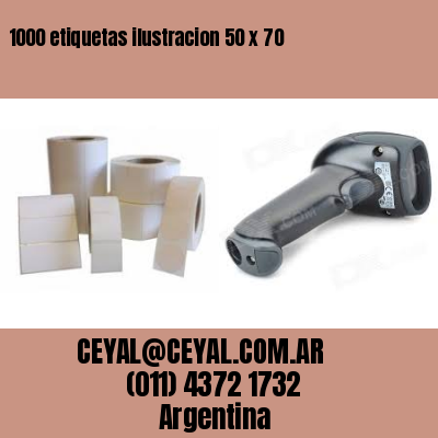 1000 etiquetas ilustracion 50 x 70
