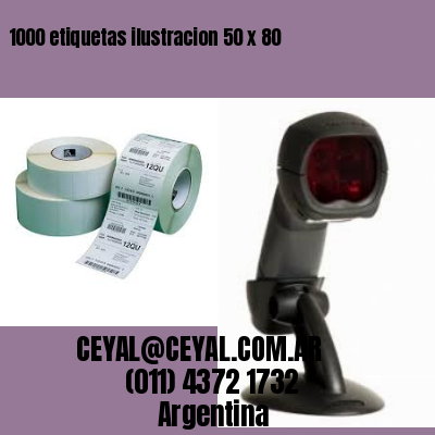 1000 etiquetas ilustracion 50 x 80