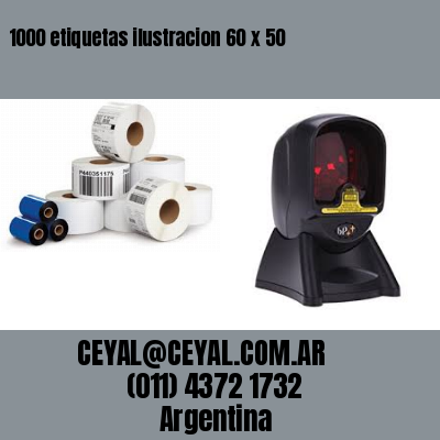 1000 etiquetas ilustracion 60 x 50