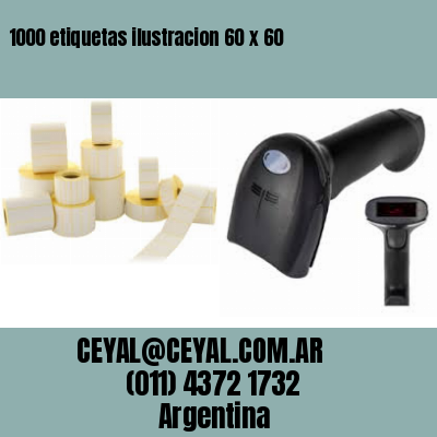1000 etiquetas ilustracion 60 x 60