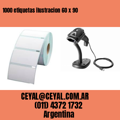 1000 etiquetas ilustracion 60 x 90