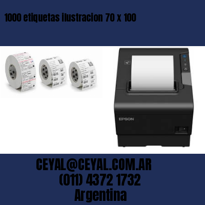 1000 etiquetas ilustracion 70 x 100