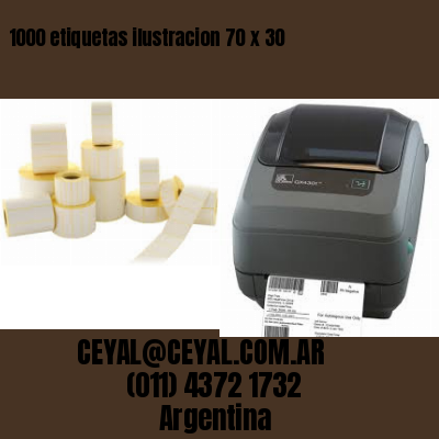 1000 etiquetas ilustracion 70 x 30
