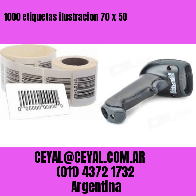 1000 etiquetas ilustracion 70 x 50