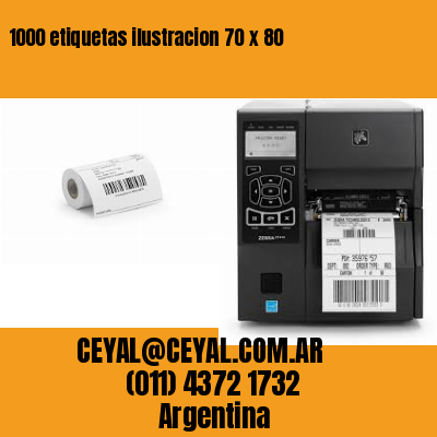 1000 etiquetas ilustracion 70 x 80