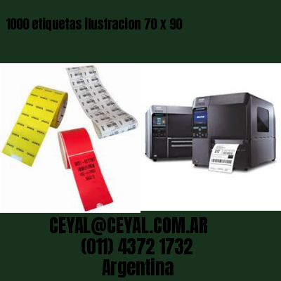 1000 etiquetas ilustracion 70 x 90