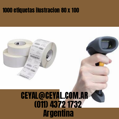 1000 etiquetas ilustracion 80 x 100