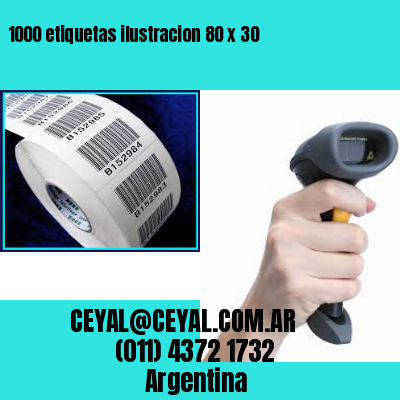 1000 etiquetas ilustracion 80 x 30