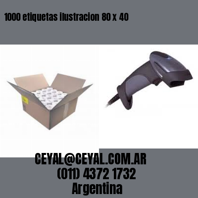 1000 etiquetas ilustracion 80 x 40