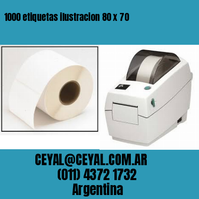 1000 etiquetas ilustracion 80 x 70