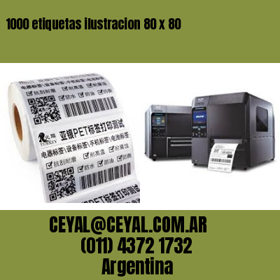 1000 etiquetas ilustracion 80 x 80