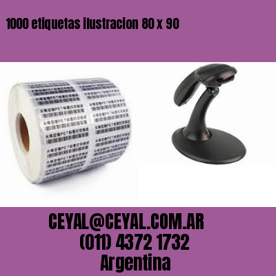 1000 etiquetas ilustracion 80 x 90