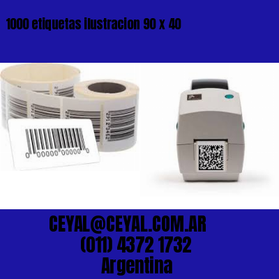 1000 etiquetas ilustracion 90 x 40