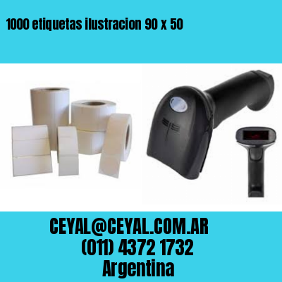 1000 etiquetas ilustracion 90 x 50