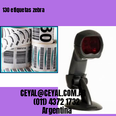 130 etiquetas zebra