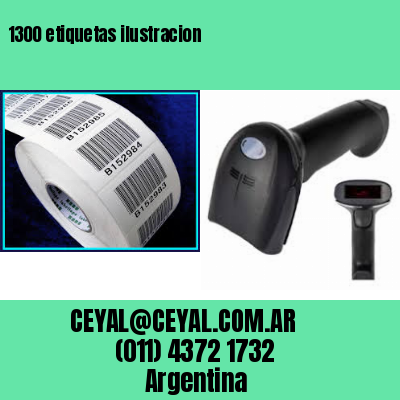 1300 etiquetas ilustracion