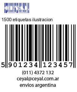 1500 etiquetas ilustracion