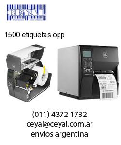 1500 etiquetas opp