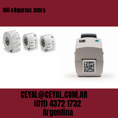 160 etiquetas zebra