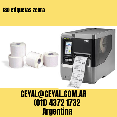180 etiquetas zebra