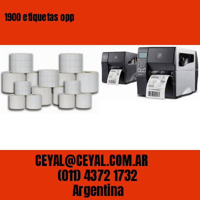 1900 etiquetas opp