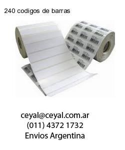 240 codigos de barras