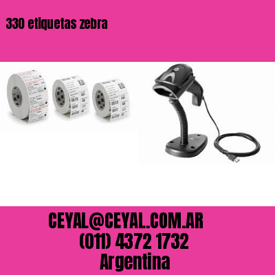 330 etiquetas zebra