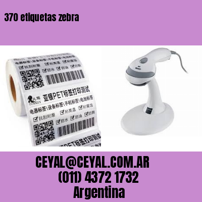 370 etiquetas zebra