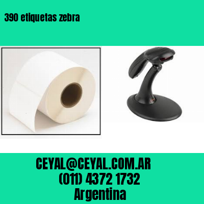 390 etiquetas zebra