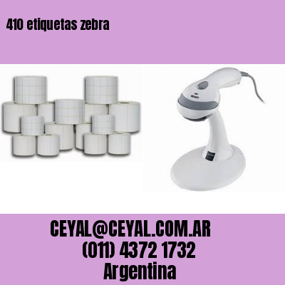 410 etiquetas zebra
