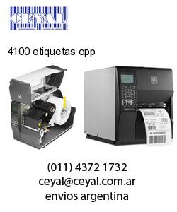 4100 etiquetas opp