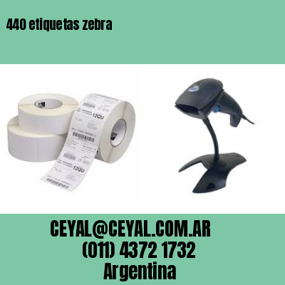 440 etiquetas zebra