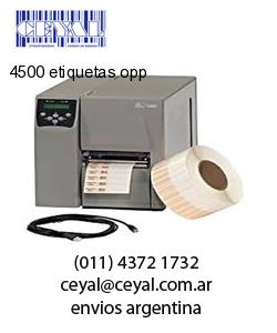 4500 etiquetas opp
