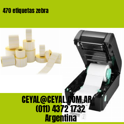 470 etiquetas zebra