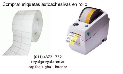 Comprar etiquetas autoadhesivas en rollo